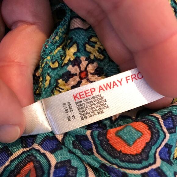 Anthropologie Ella halter handkerchief maxi dress size XS / Small - Picture 10 of 15